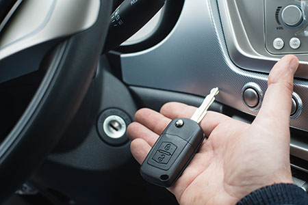Fixed transponder car key